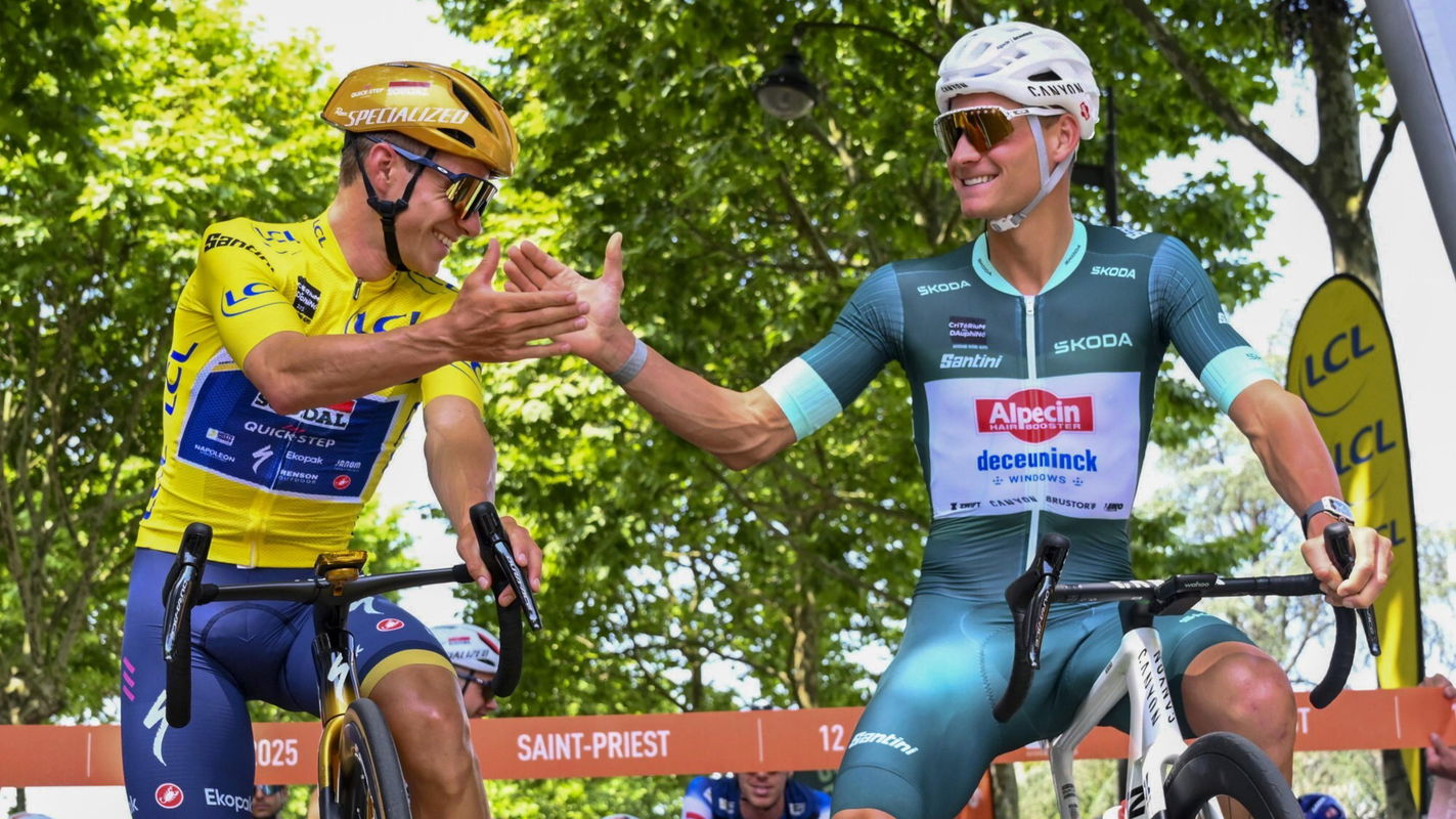 Remco Evenepoel and Mathieu van der Poel