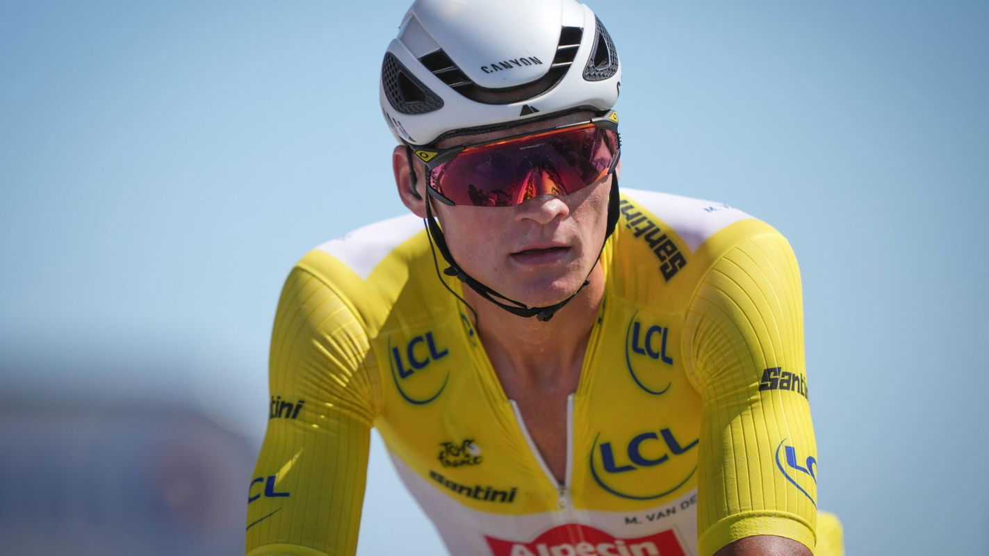 Mathieu van der Poel (Alpecin-Deceuninck) during stage 7 of the 2025 Tour de France