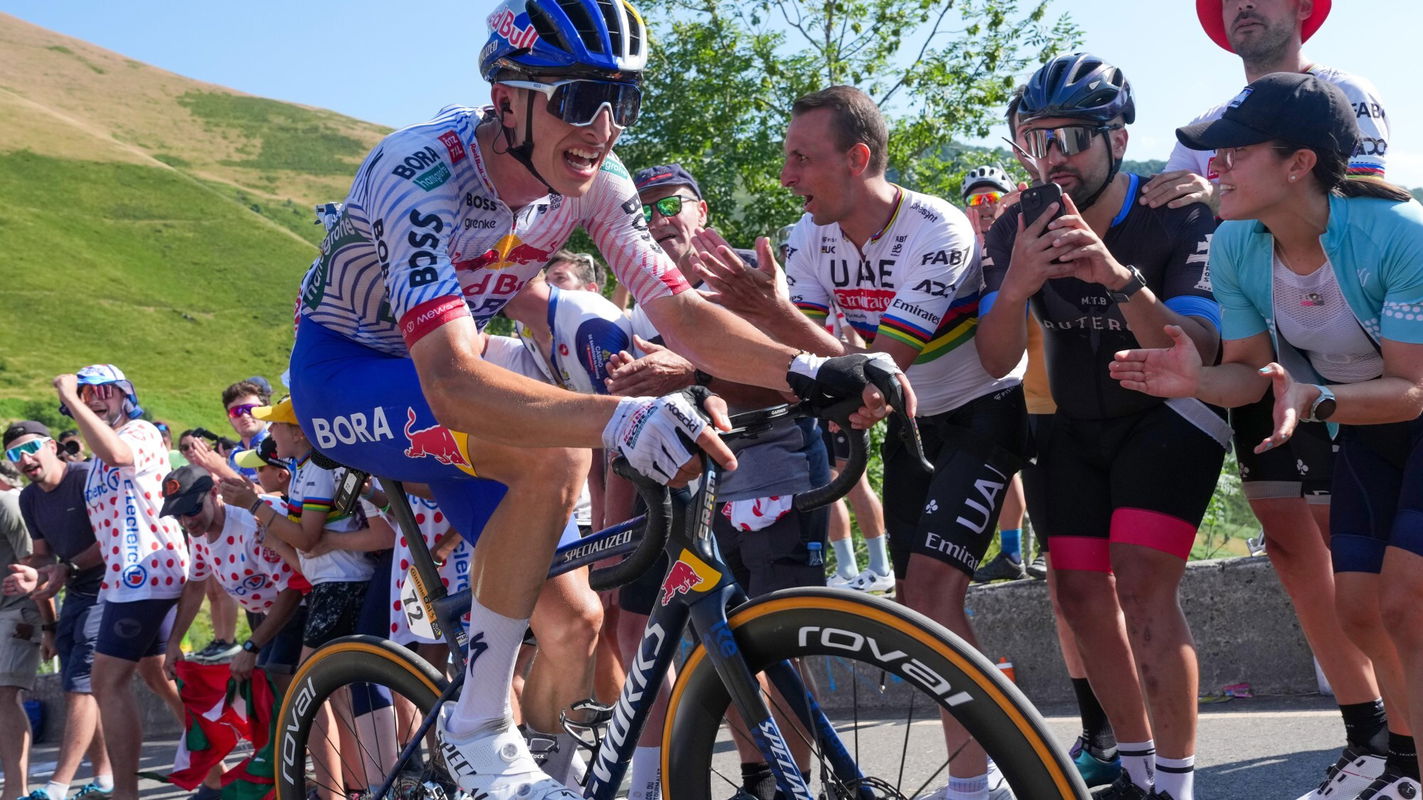 Florian Lipowitz during stage 12 of the 2025 Tour de France