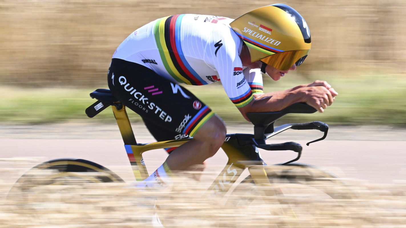 Remco Evenepoel (Soudal-Quickstep) during stage 5 of the 2025 Tour de France