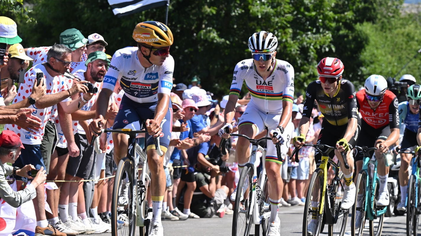 Remco Evenepoel during stage 7 of the 2025 Tour de France