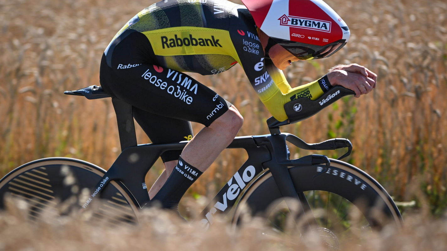 Jonas Vingegaard (Visma | Lease a Bike) during stage 5 of the 2025 Tour de France