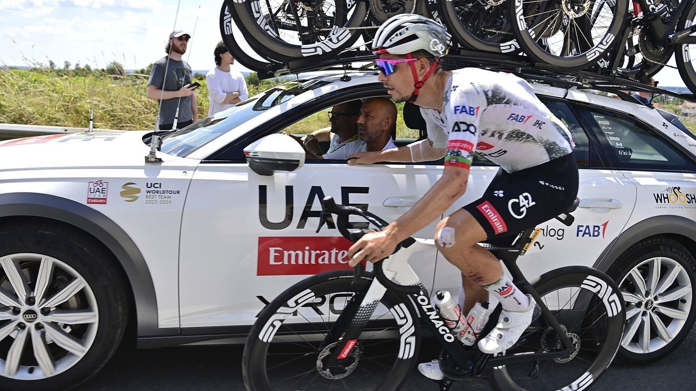 João Almeida during stage 9 of the 2025 Tour de France