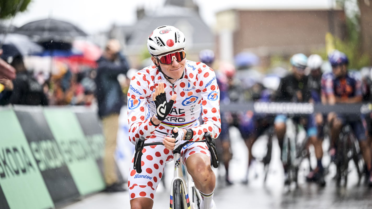 Pogacar Polka dots stage 3 Tour de France 2025