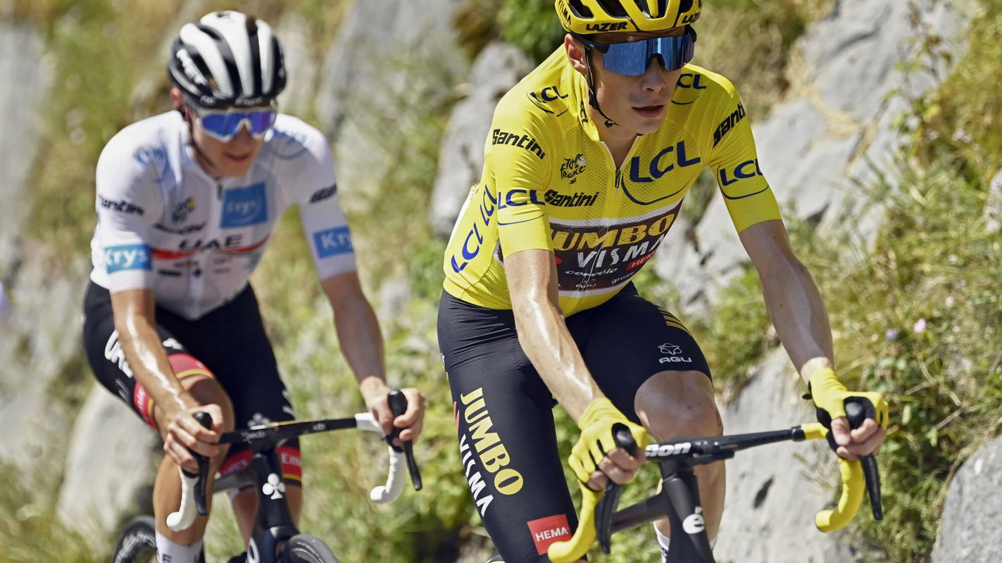 Hautacam Tour de France 2022 Tadej Pogacar Jonas Vingegaard