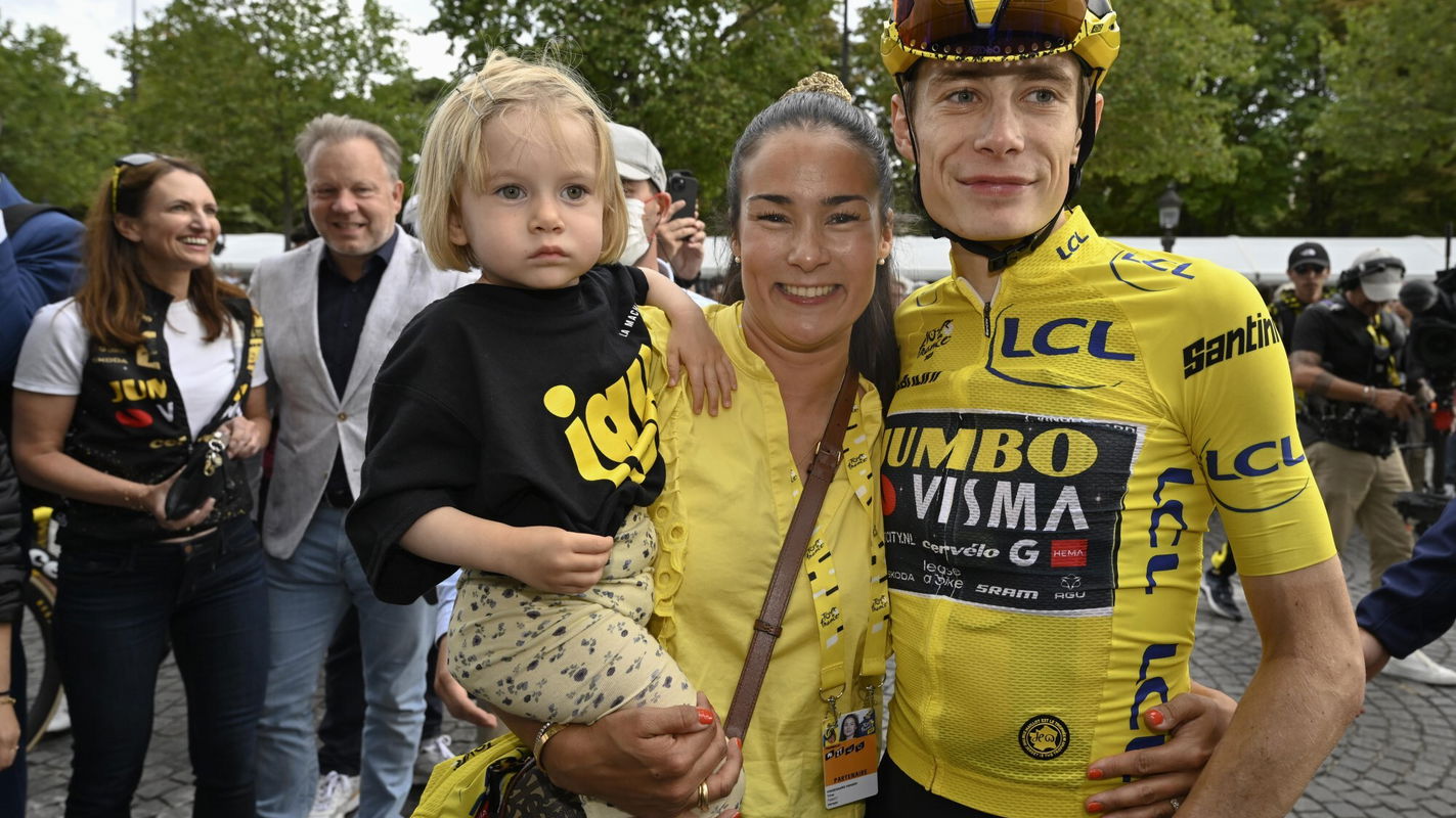 Jonas Vingegaard Trine Marie Hansen Tour de France 2023