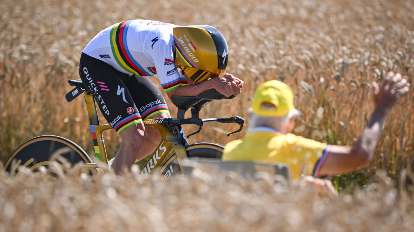 Remco Evenepoel Tour de France 2025 stage 5 time trial