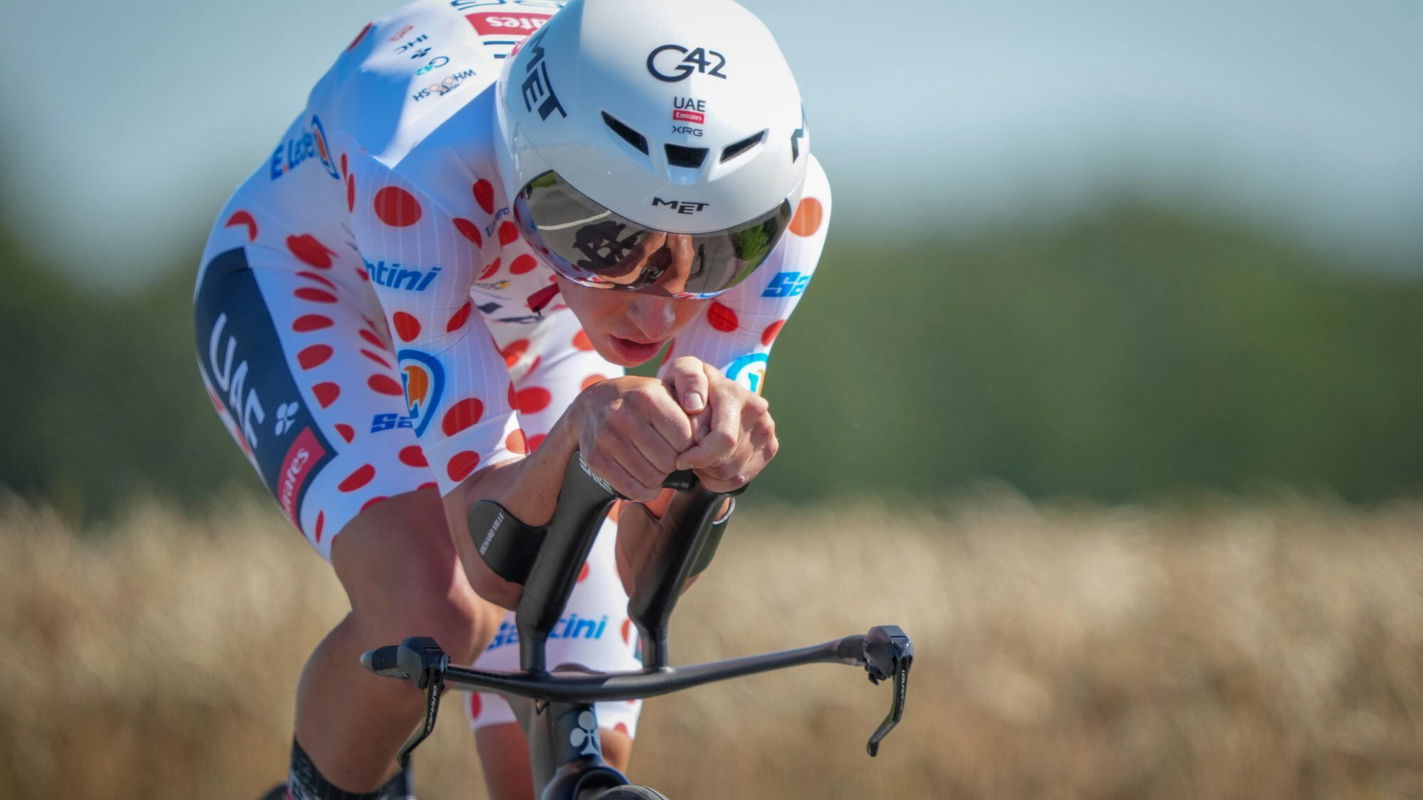 Tadej Pogacar time trial Tour de France 2025