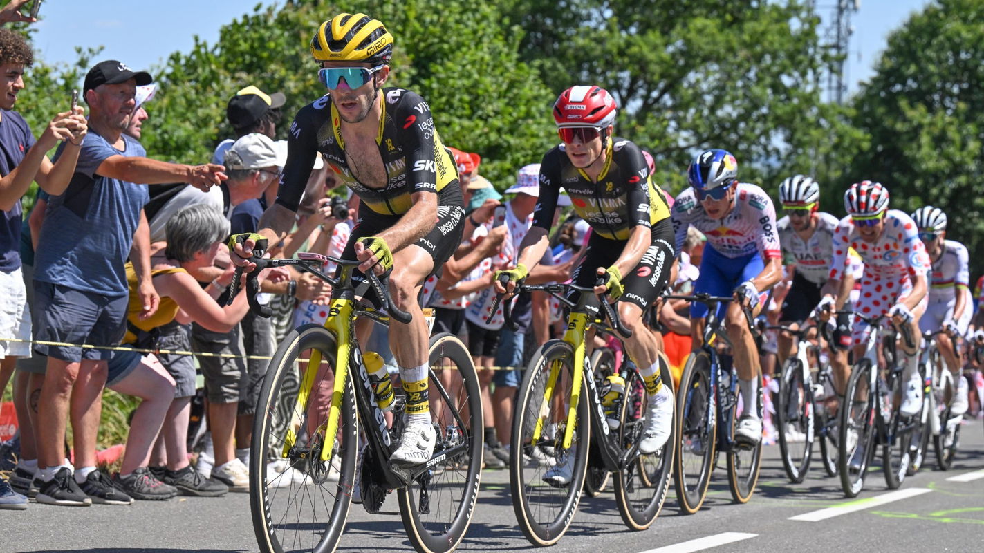 Simon Yates Jonas Vingegaard Tour de France 2025