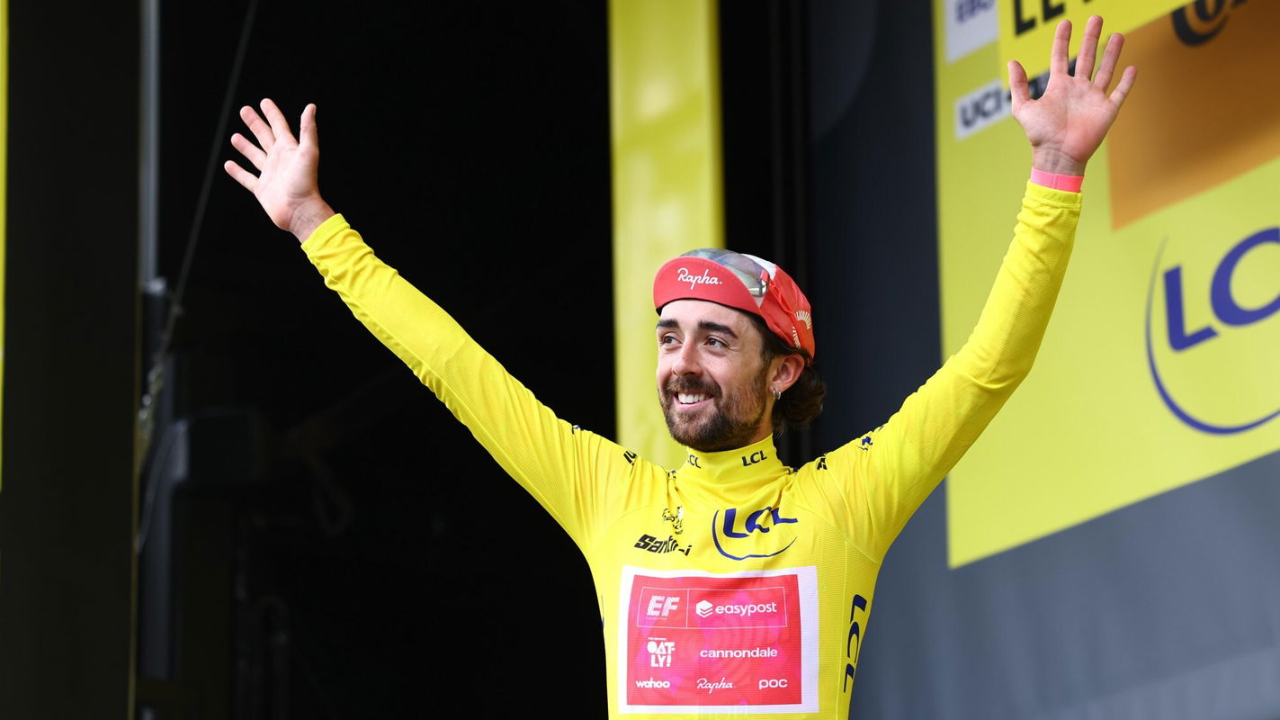 Ben Healy yellow - Tour de France 2025