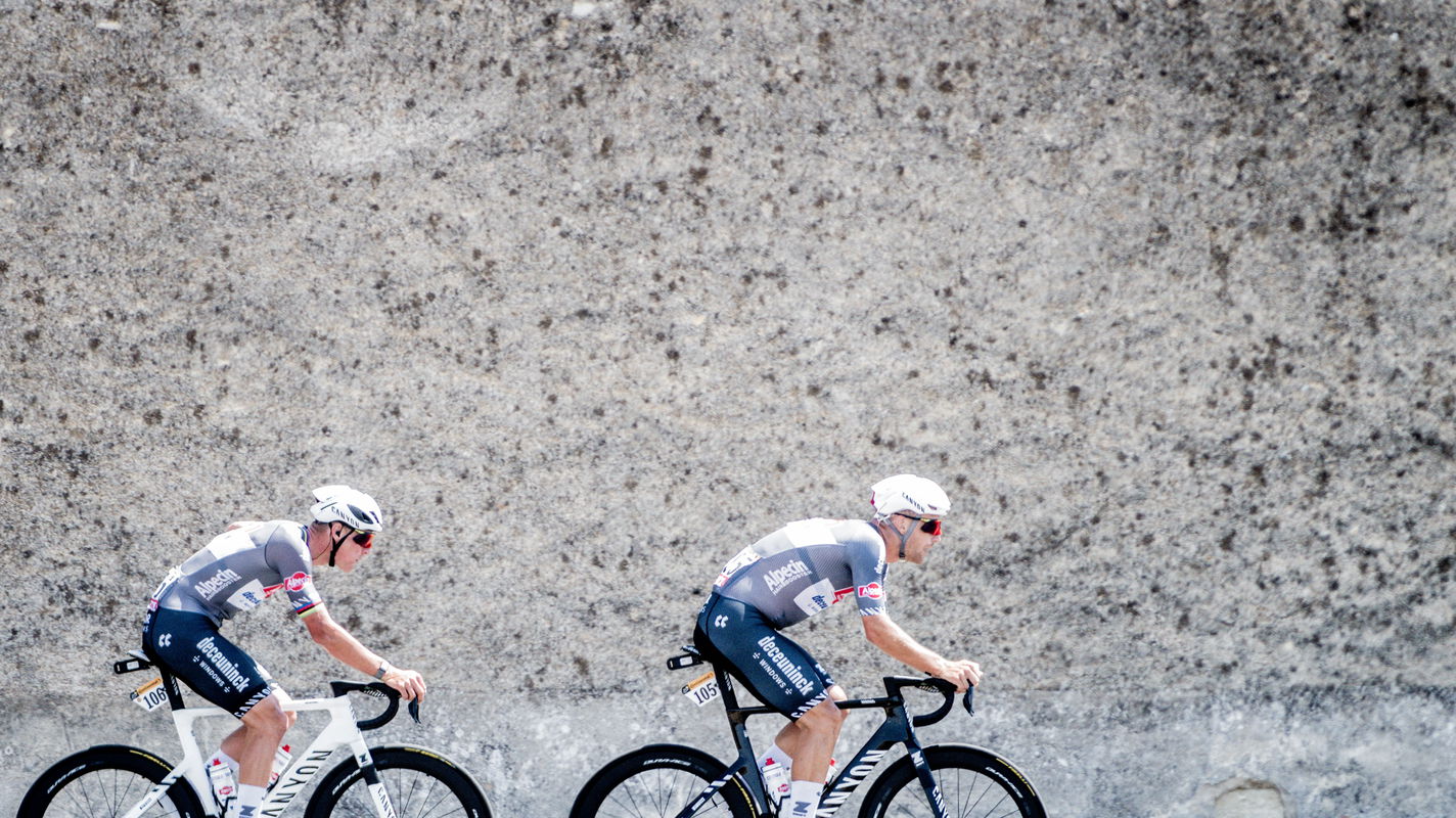 Mathieu van der Poel and Jonas Rickaert Tour de France 2025