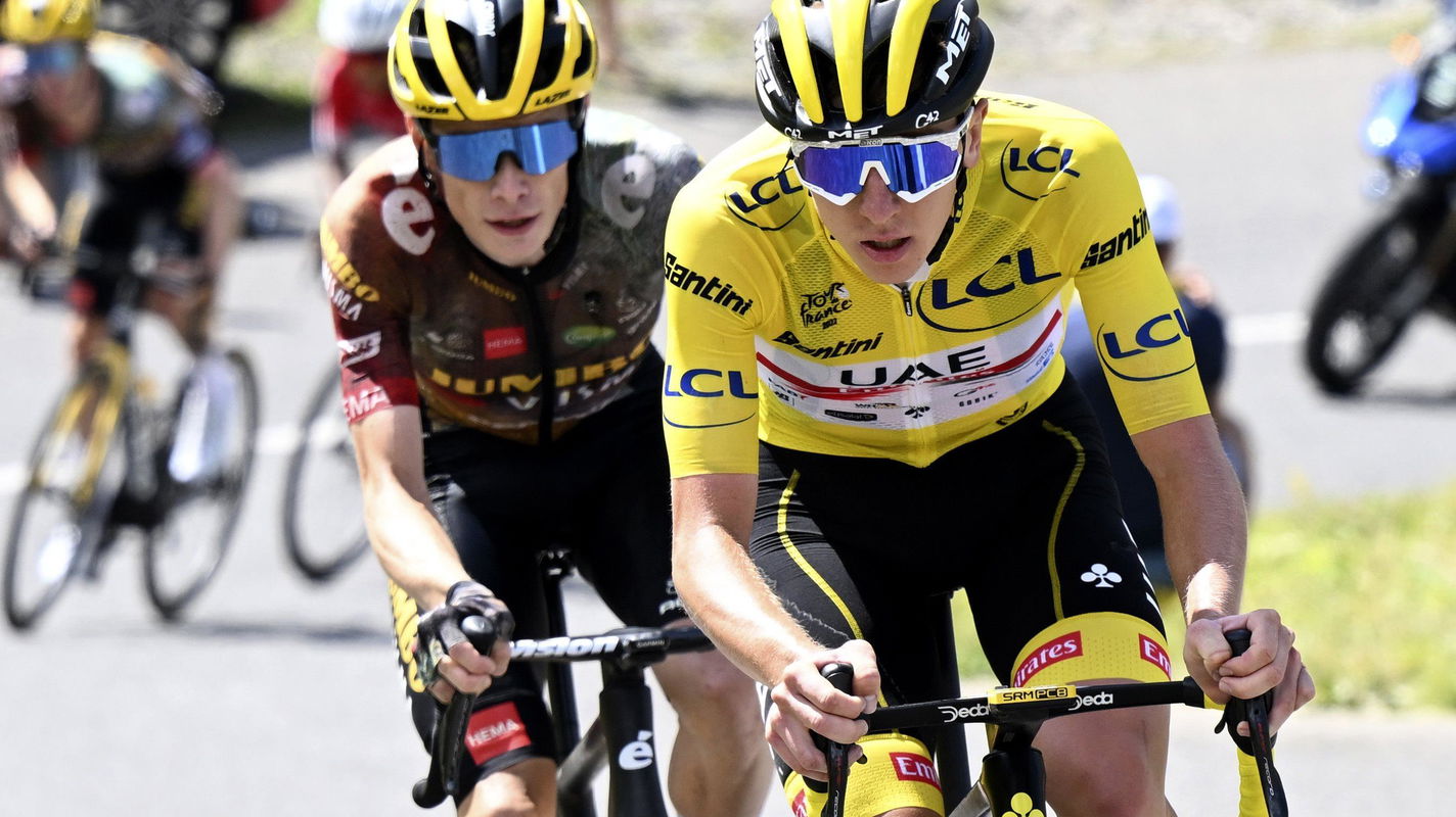 Tadej Pogačar and Jonas Vingegaard - 2022 - Tour de France